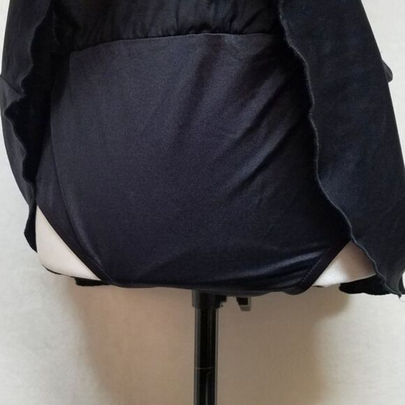 VINTAGE Avon Fashions Black Retro Dress Swimsuit - Picture 6 of 12